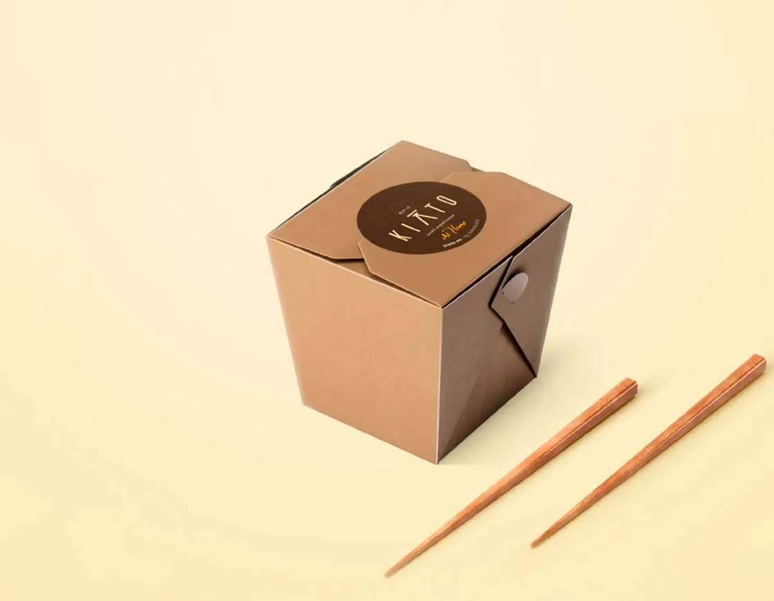 Packaging Kiato diseñado por Neobrand
